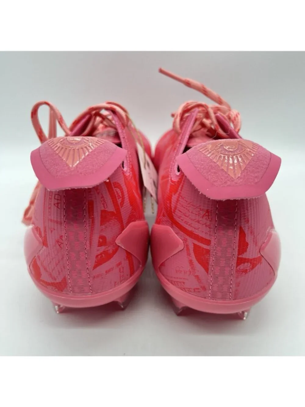 adidas Adizero Electric II 2 Currency Football Cleats Pink Mens Size 8.5 JQ3979